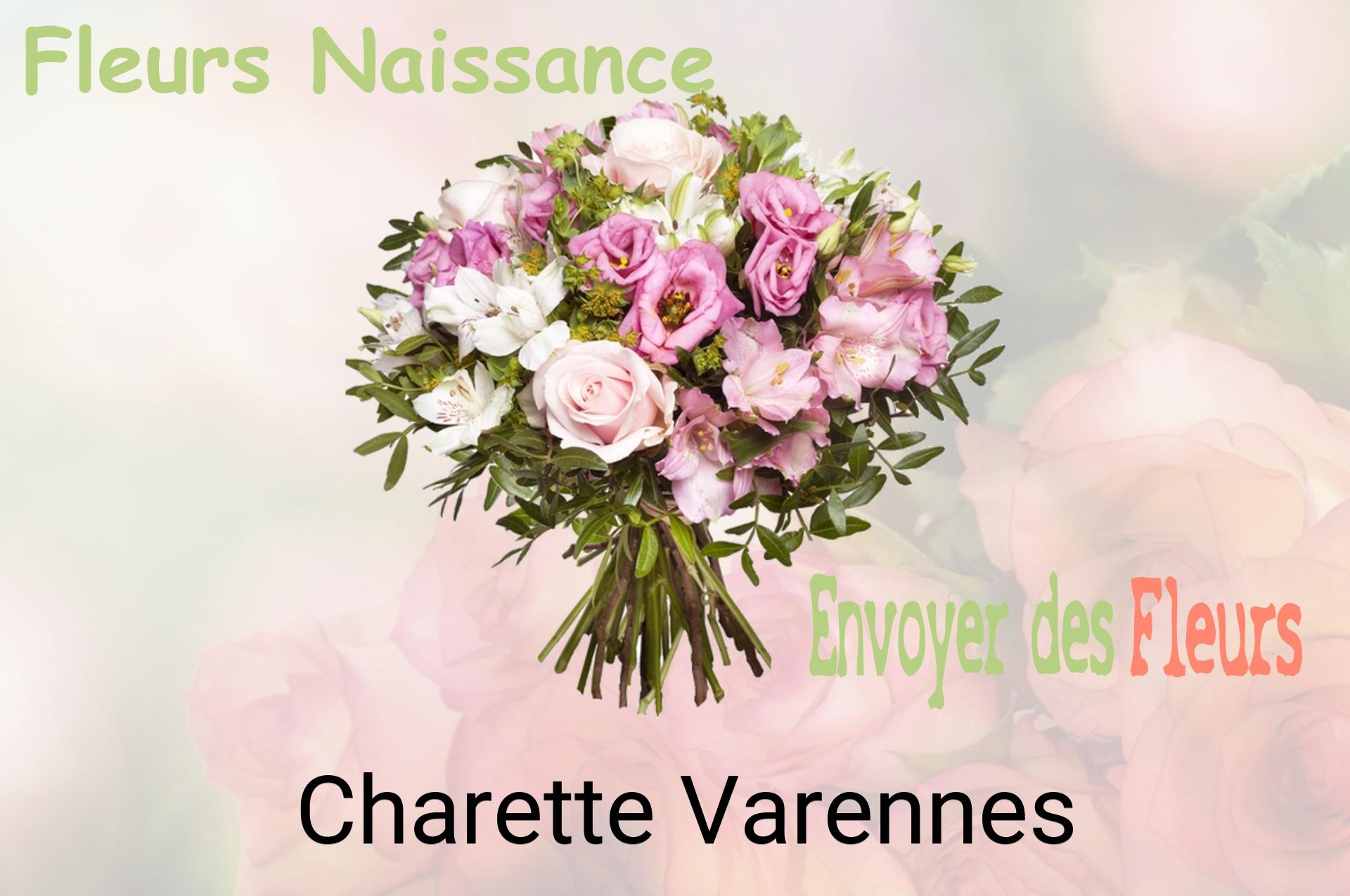 Bouquet de fleurs de naissance livré à Charette-Varennes